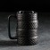 Ceramic “Tires” mug, 460 ml, black color