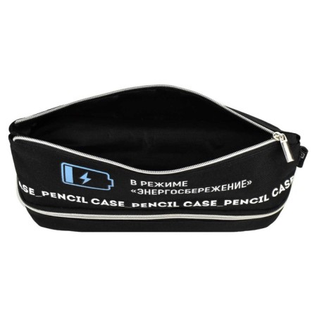 Penal soft, 1 department, 85 x 200 x 85 mm, voluminous, phoenix "phrases with character" Black 65248-2