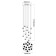 Chandelier "Capelia", size 65x295x65 cm, 90W 15XLED IP 20