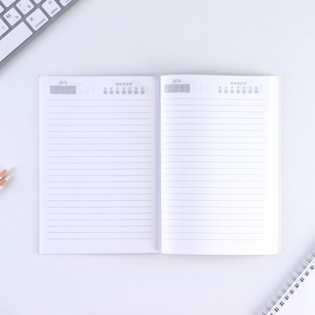 Diary in the thin cover "Blave", A5 80 sheets-1