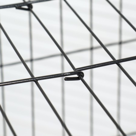 A cage with a hatch for dogs and cats, 85 x 60 x 70 cm, black-12