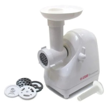 Meat grinder Electric Kem-P2U 302-07 "Assistant", reverse, 1500 watts, 4 nozzles, white-1