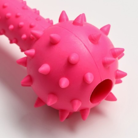Chewing toy "formidable dumbbell", 15 x 5 cm, pink-2