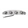 Front Farrier "Semisphere", FSD-100, 8 W, 3000K, 4 rays, IP65, 220 V, metal, white