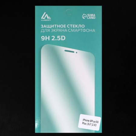 Protective glass 2.5d Luazon for iPhone 6 Plus/6s Plus (5.5 "), full glue-5