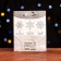 Laminated "snowflakes" 11.5 x 14.5 x 6 cm