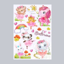 Plastic sticker multi -layer 