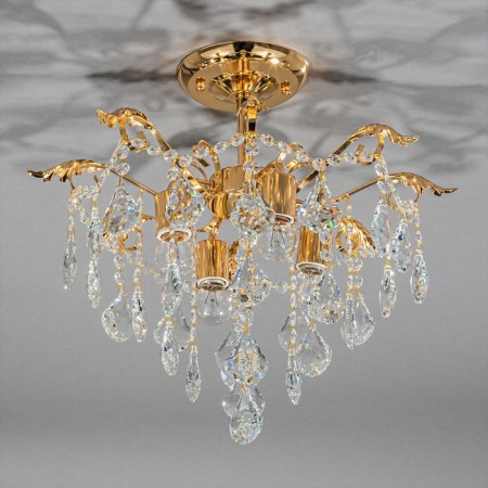 Ceiling lamp 4x60W E27, size 36x22x11 cm-4