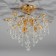 Ceiling lamp 4x60W E27, size 36x22x11 cm
