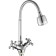 Fashun A4319-A kitchen mixer, two-wound, flexible spout, brass, chrome