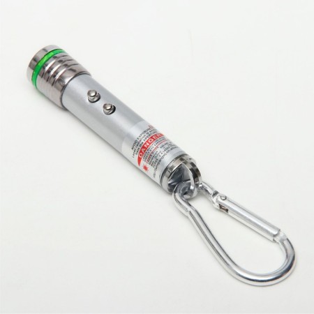 Laser pointer "Master K", with carbine, 2 LED, 2 modes, 7 x 1.4 cm-1