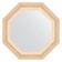 Mirror in the baguette frame, old gypsum 82 mm, 60x60 cm