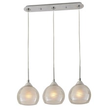 Suite lamp, 3x75W E27, aluminum, chrome 53x24.5x17 cm