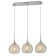 Suite lamp, 3x75W E27, aluminum, chrome 53x24.5x17 cm