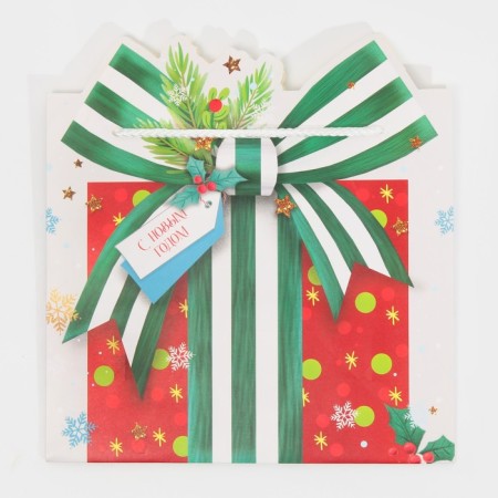 Package Gift "Gift", 25 x 26 x 10 cm, New Year-6