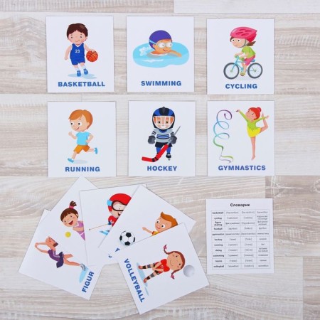 Training cards English "Sport"