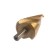 Drill step tundra pro, HSS, tin, spiral profile, trihedral. Saar, 9-36 mm