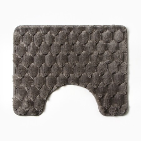 Bathroom mat Ethel "Rombs", col. light gray, 40x50 cm-4