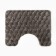Bathroom mat Ethel "Rombs", col. light gray, 40x50 cm