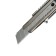 Chancellery knife, 18 mm, metal with a metal guide latch, on a blister