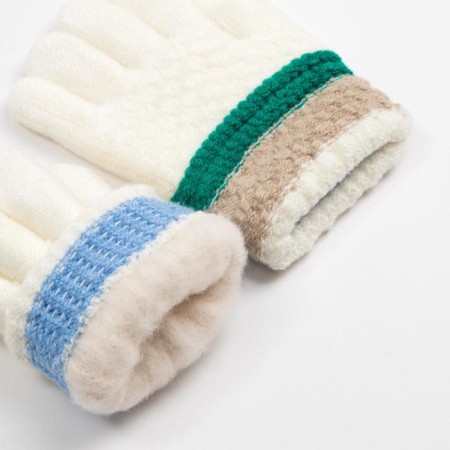 Children's gloves minku colored, col. Milk, 15 rr (15 cm)-2