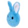 Soft toy-cords "Bunny", Blue color, 14 cm