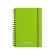 Notebook A6 (120 x 146 mm), 80 sheets in the cage on the crest Erichkrause "Neon", plastic cover, on the elastic band, an offset unit, whiteness 100%, mix