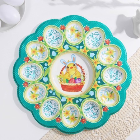 Easter stand "Chicken", for 12 eggs and kulich-1