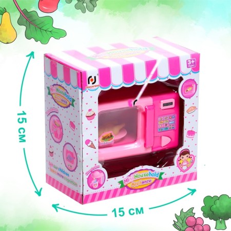 Household appliances "Microwave oven", light, works from batteries-7