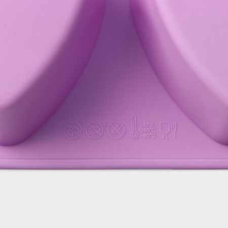 Baking uniform “Heart”, silicone, 31 × 16 cm, 8 cells (7 × 6.8 cm), color mix-4