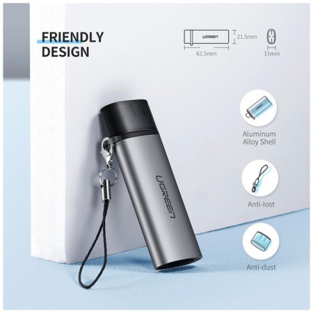 Cartridder UGREEN USB-C 3.1 for TF / SD memory cards (50704)-5
