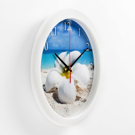 Wall watches, D-28 cm, interior, "flower", silent-1
