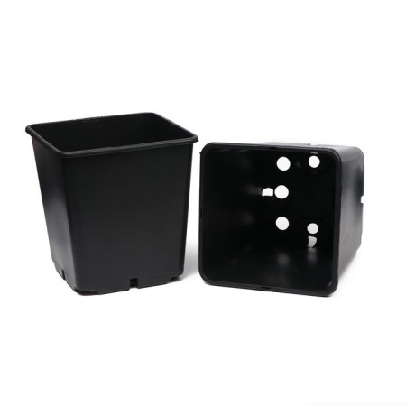 Pot for seedlings, 11 l, d = 25 cm, h = 26 cm, black-3