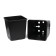 Pot for seedlings, 11 l, d = 25 cm, h = 26 cm, black