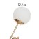 Modesta chandelier 12he27 gold 83x83x100 cm