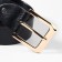 A belt buckle, 5.5 × 5.2 cm, 40 mm, gold color