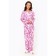 Female set: blouse, pants kayri, size S, purple color