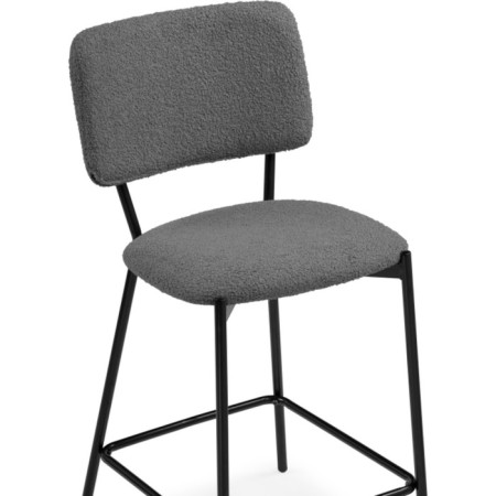 Bar REPARO Metal/Builder Fabric, black/gray 48x48x94 cm-5