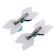 Carnival clamp "Snowman" set 2 pcs., Mix