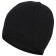 Knitted hat, two -pin without a lapel, acrylic fabric, heater fleece, black color, dimensionless
