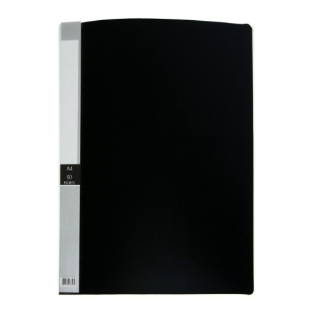 A4 folder, 60 transparent files, 400 μm, mix-3
