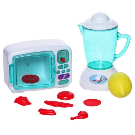 Frozen household appliance, cold heart: microwave and blender-1
