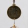 Wind music "Dragon on a coin" 3 bells + 1 suspension 46 cm