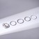 Ring set 5 pieces "perfect fingers" crown, white color in silver