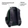 School backpack, 37 x 26 x 13 cm, ergonomic back, calligrata ORT "Cubes"