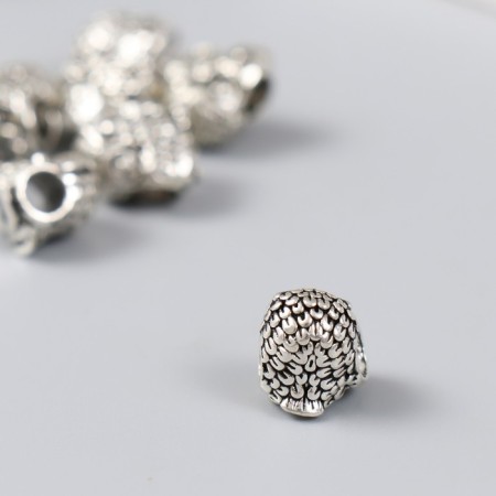 Busina for creativity Metal "Oblushka with a hook" silver 1.1 cm-1