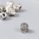 Busina for creativity Metal "Oblushka with a hook" silver 1.1 cm