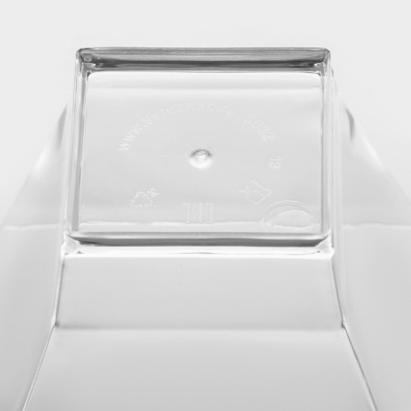 Plastic disposable form for bundles "Pagoda", 120 ml, 6.7 × 6.7 cm, the color is transparent-7