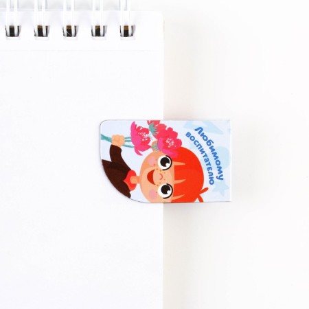 Set in the portfolio “Dear Educator”: A5 Diary of 80 sheets, bookmarks, pen-8