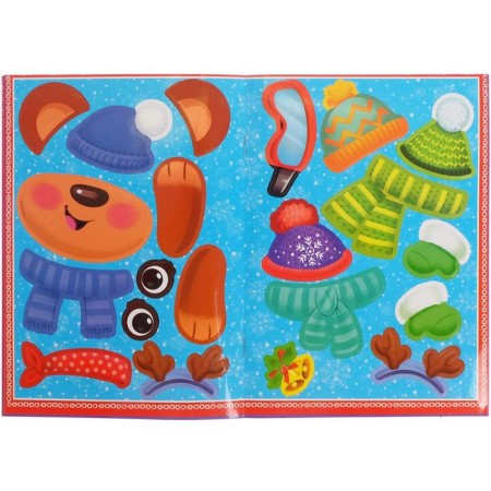 Book with stickers "New Year's cards", 20 p.-3